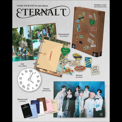 CLOSE YOUR EYES [ETERNALT] PHOTOBOOK Ver. The 1st Mini Album