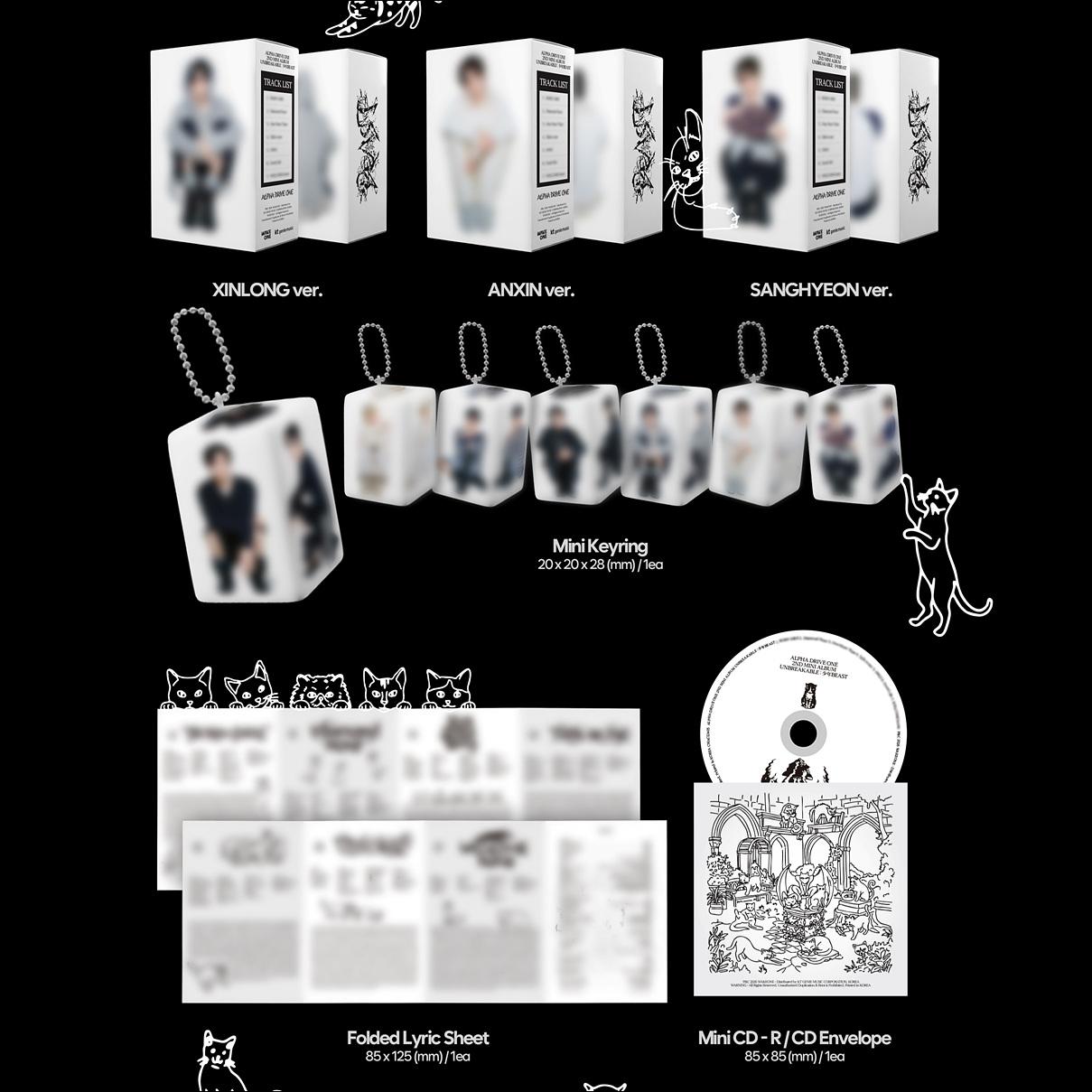 [Pre-order] ALPHA DRIVE ONE [UNBREAKABLE] BEAST_Hissing Ver. + Free Gift