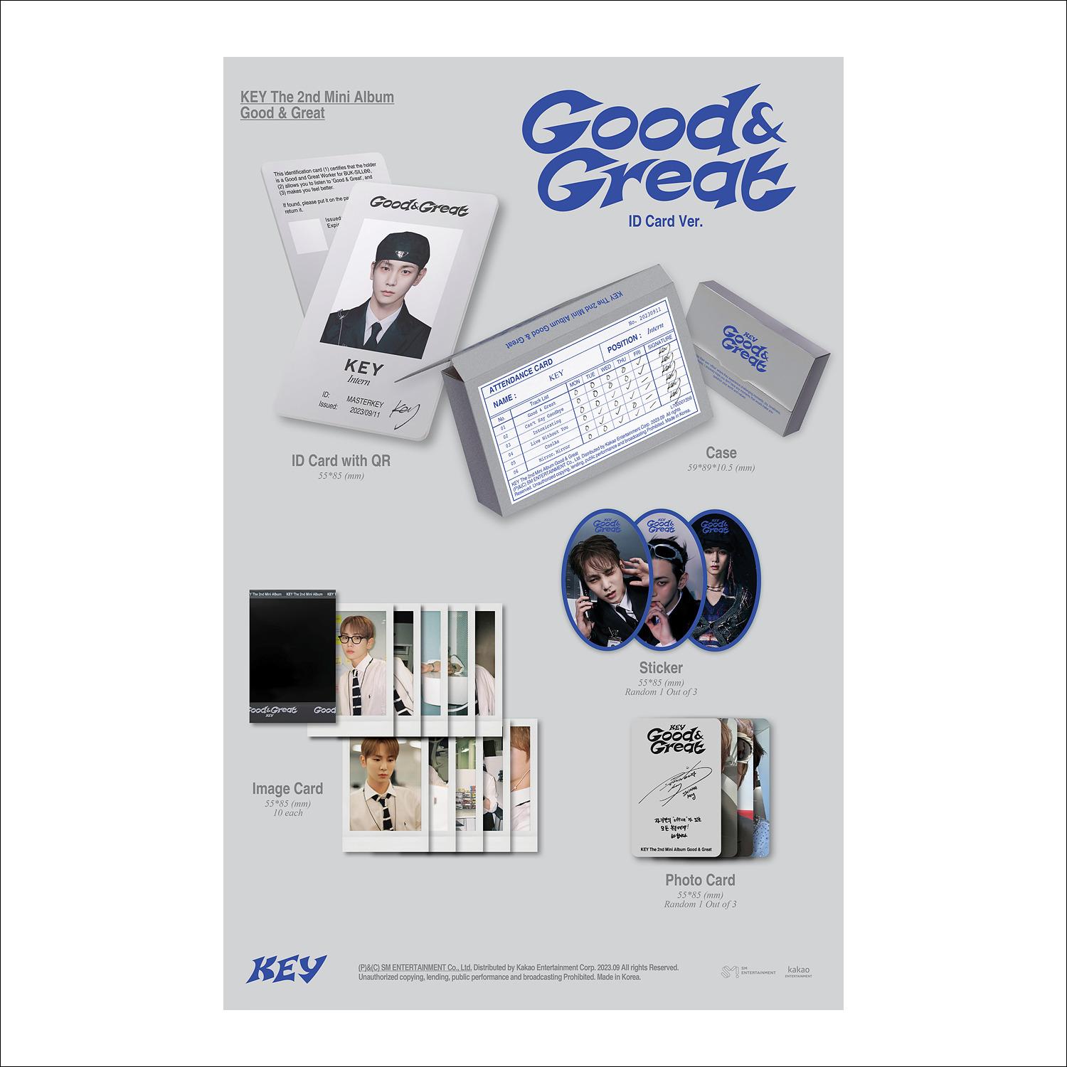 KEY(SHINEE) Good & Great (Smini Ver./ QR Ver.)
