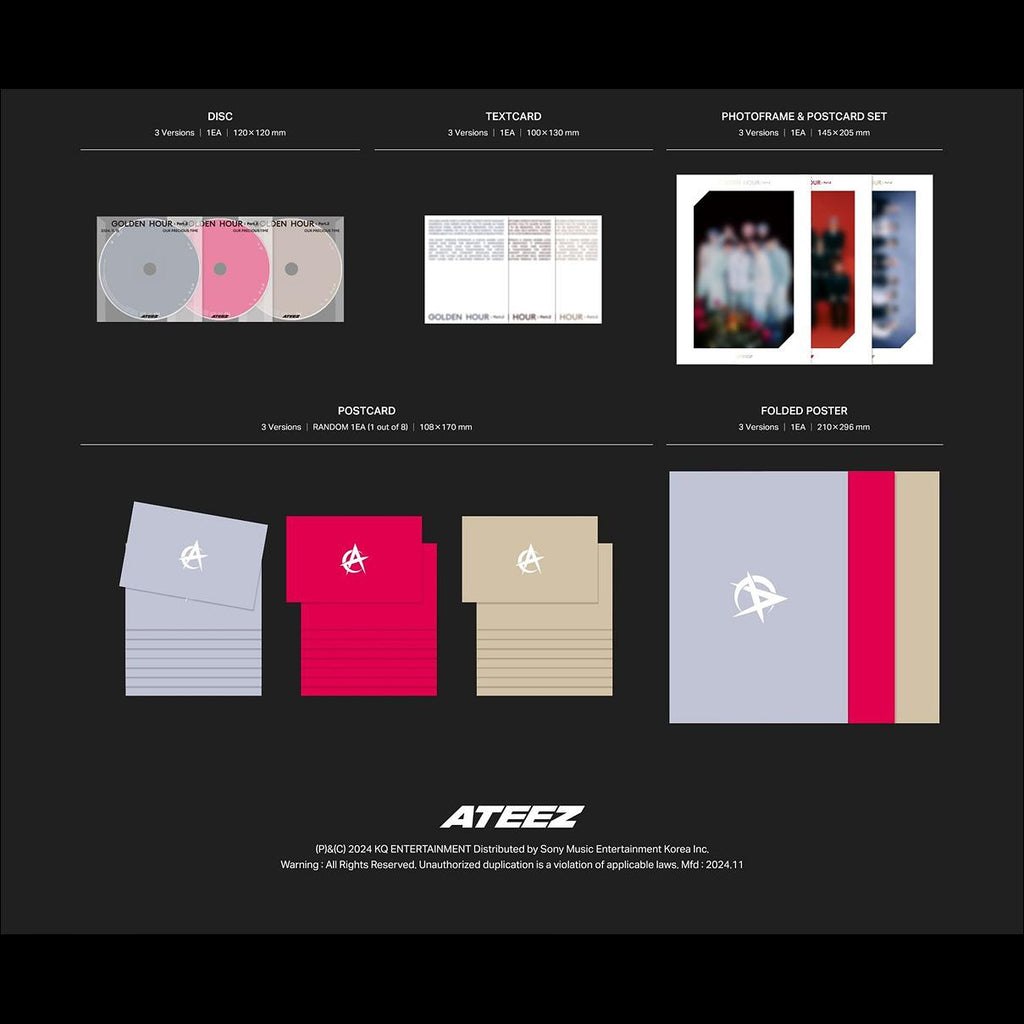ATEEZ - GOLDEN HOUR : Part.2 (Standard Ver.)
