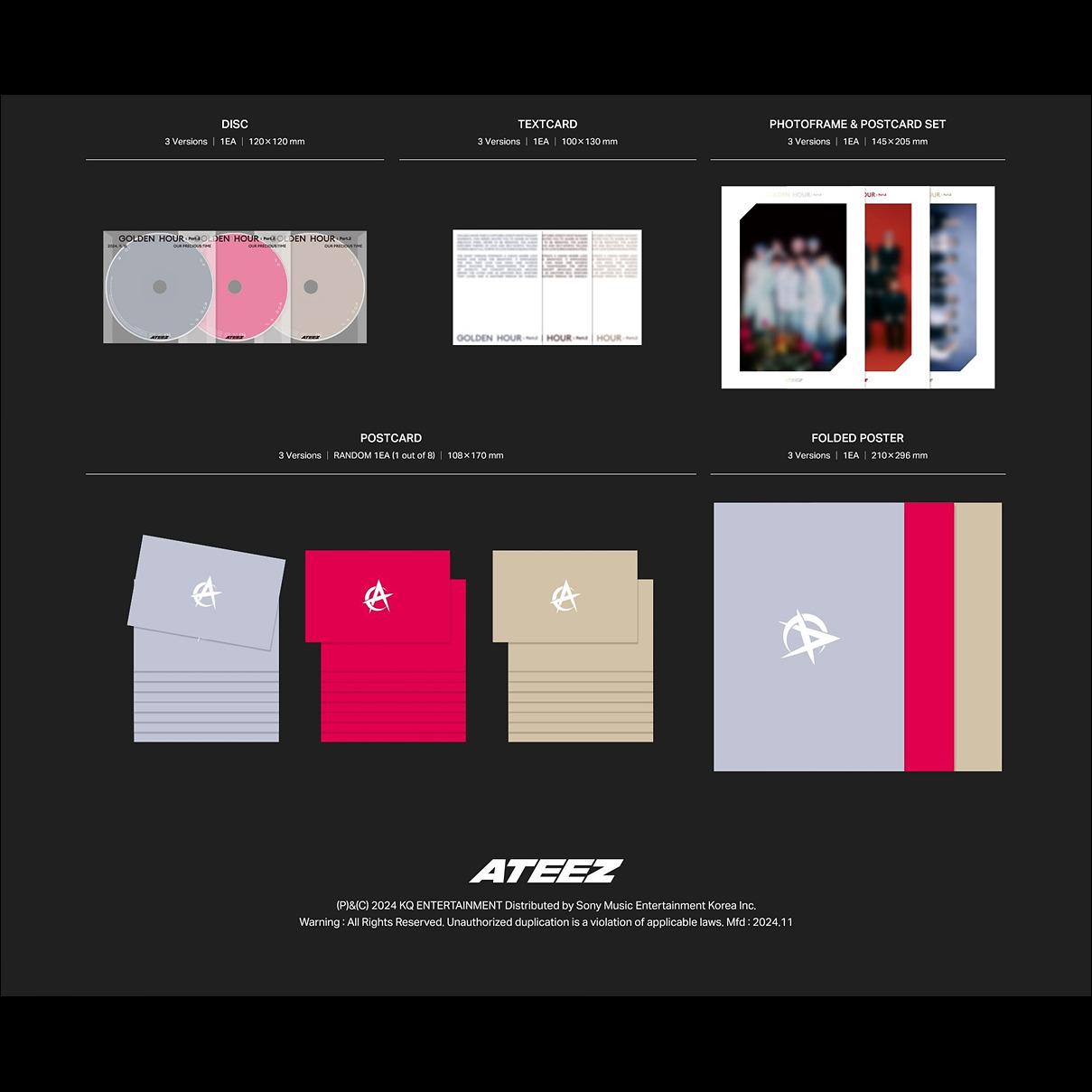 ATEEZ - GOLDEN HOUR : Part.2 (Standard Ver.)
