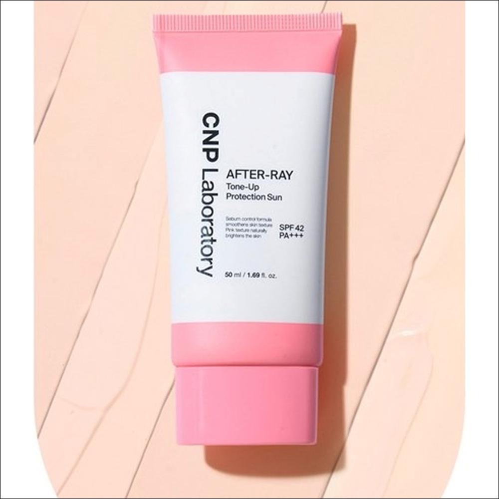 [CNP Laboratory] After Ray Tone-up Protection Sun 50ml - SPF42 PA+++, Pinkish Makeup Base & Sunscreen, Sebum Control, K-Beauty
