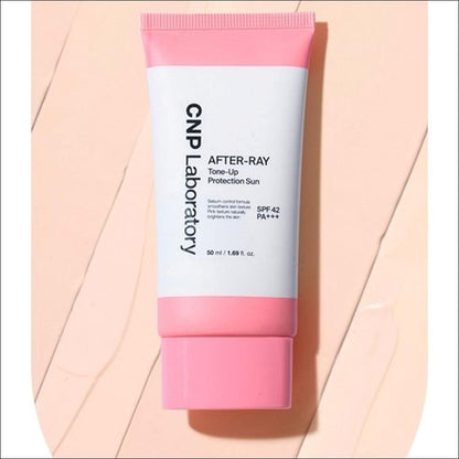 [CNP Laboratory] After Ray Tone-up Protection Sun 50ml - SPF42 PA+++, Pinkish Makeup Base & Sunscreen, Sebum Control, K-Beauty