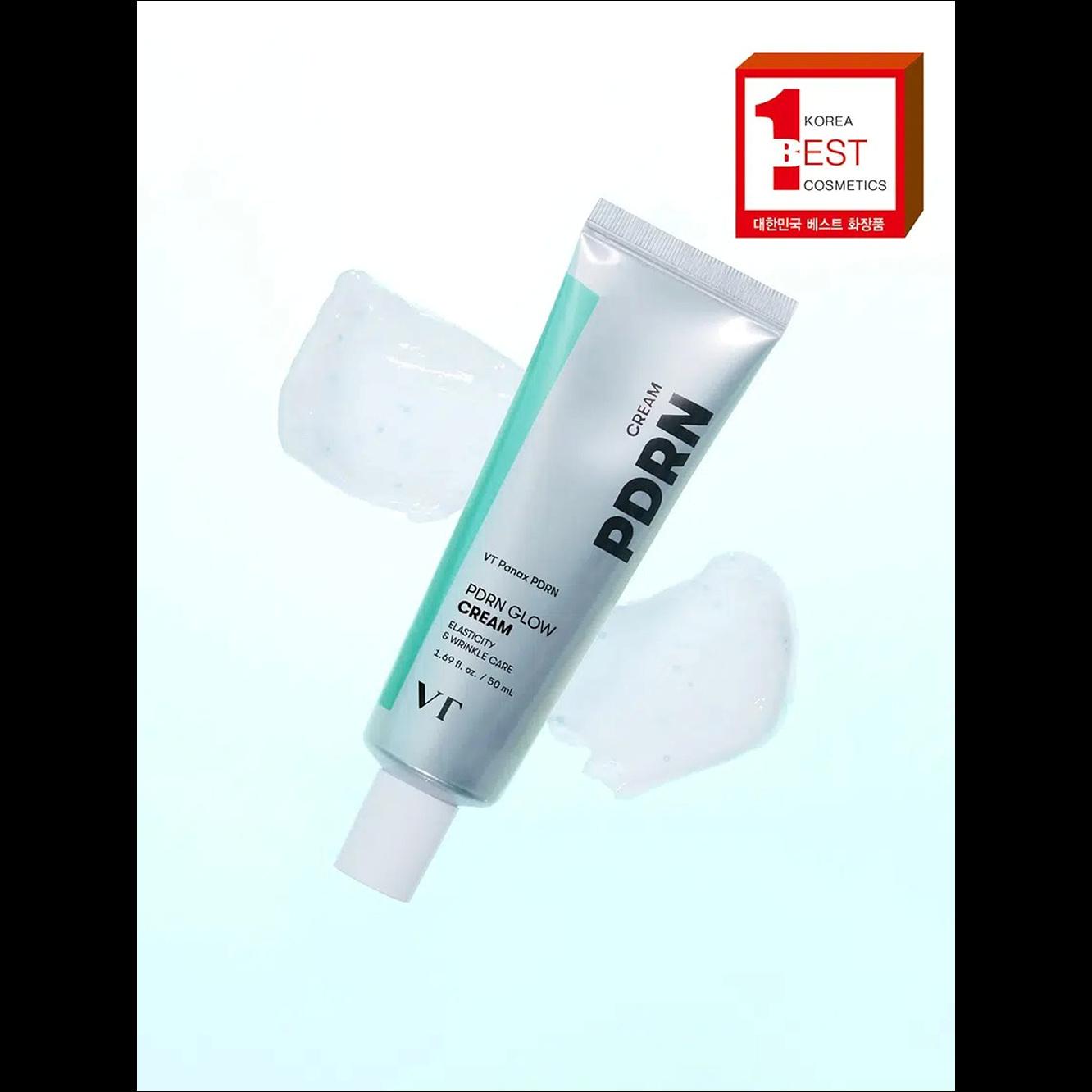 [VT Cosmetics] VT PDRN Glow Cream 50ml - Skin Regeneration & Brightening Face Moisturizer from Korea Daiso
