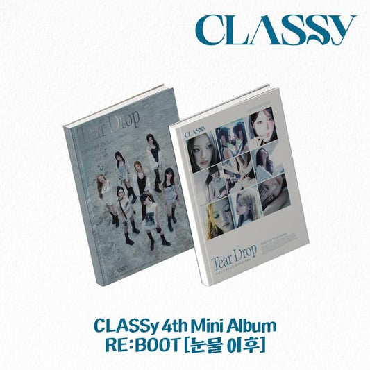 CLASSy [RE:BOOT Tear Drop] 4th Mini Album + Free Gift