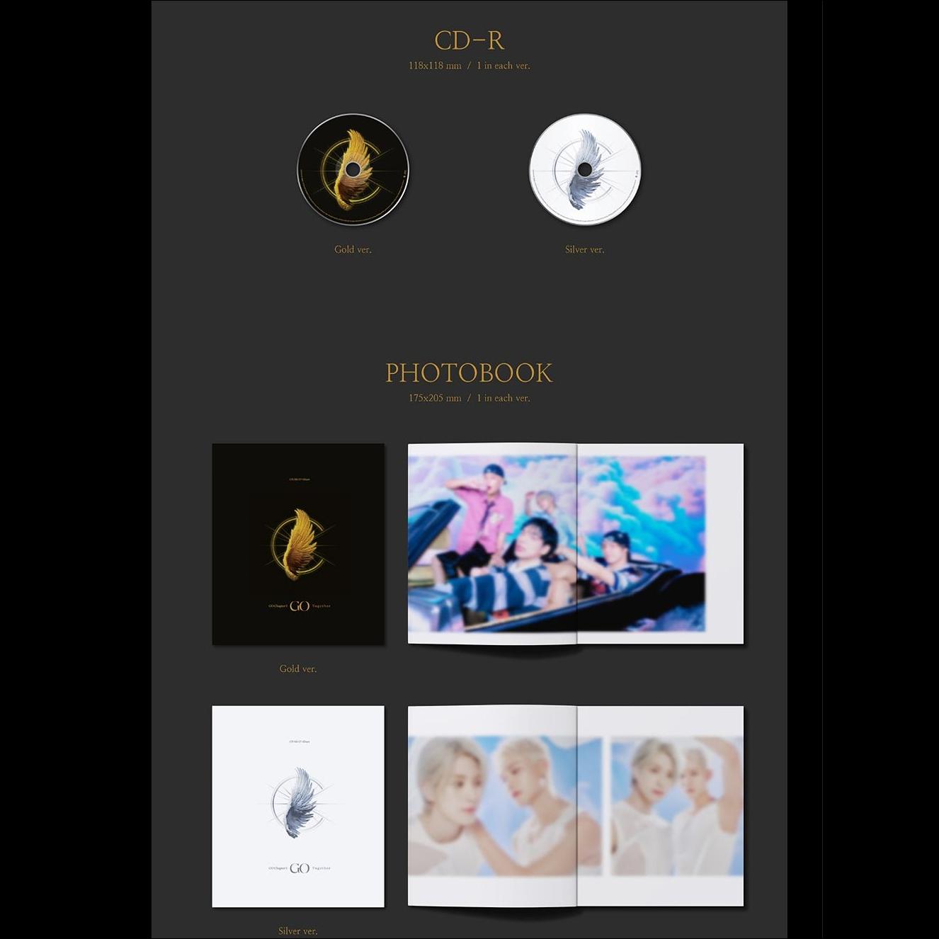 CIX [GO Chapter 1 GO Together] 8th Mini Album (Gold ver. / Silver ver.)