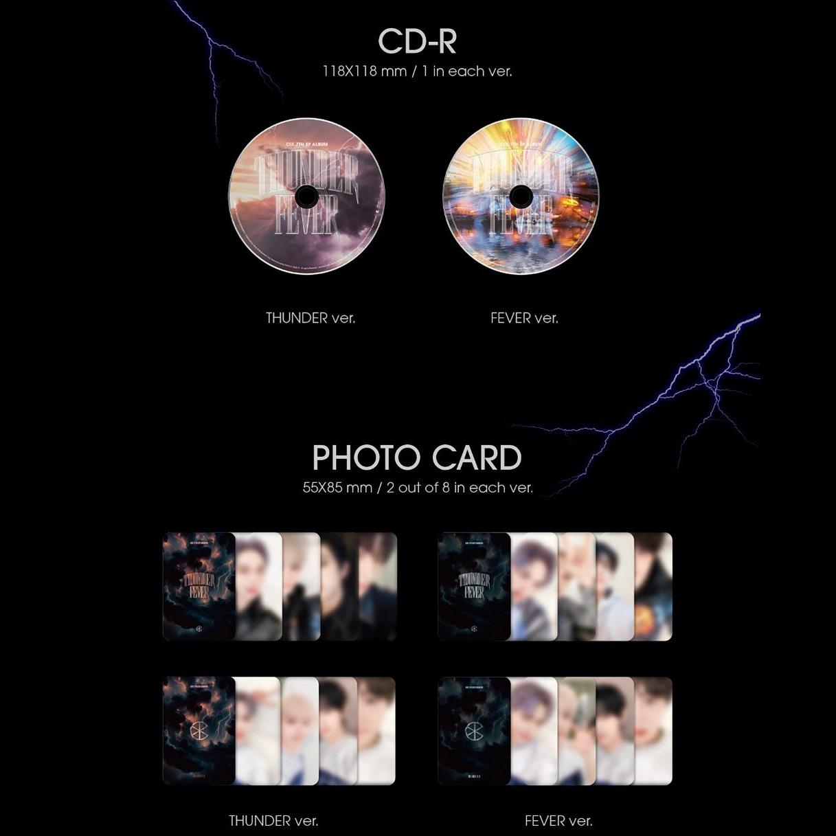 CIX - THUNDER FEVER 7th EP Album (THUNDER ver. / FEVER ver.)