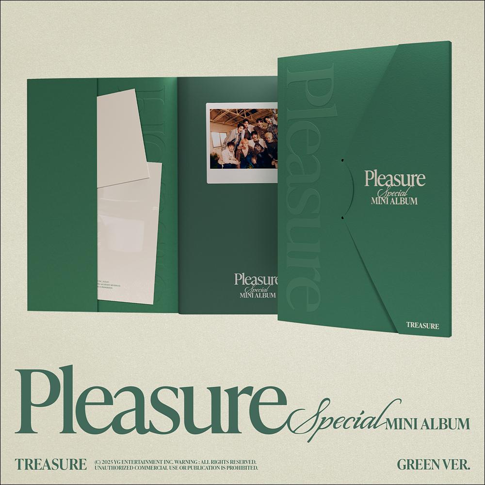 TREASURE [PLEASURE] Special Mini Album (YELLOW VER. / BLUE VER.)