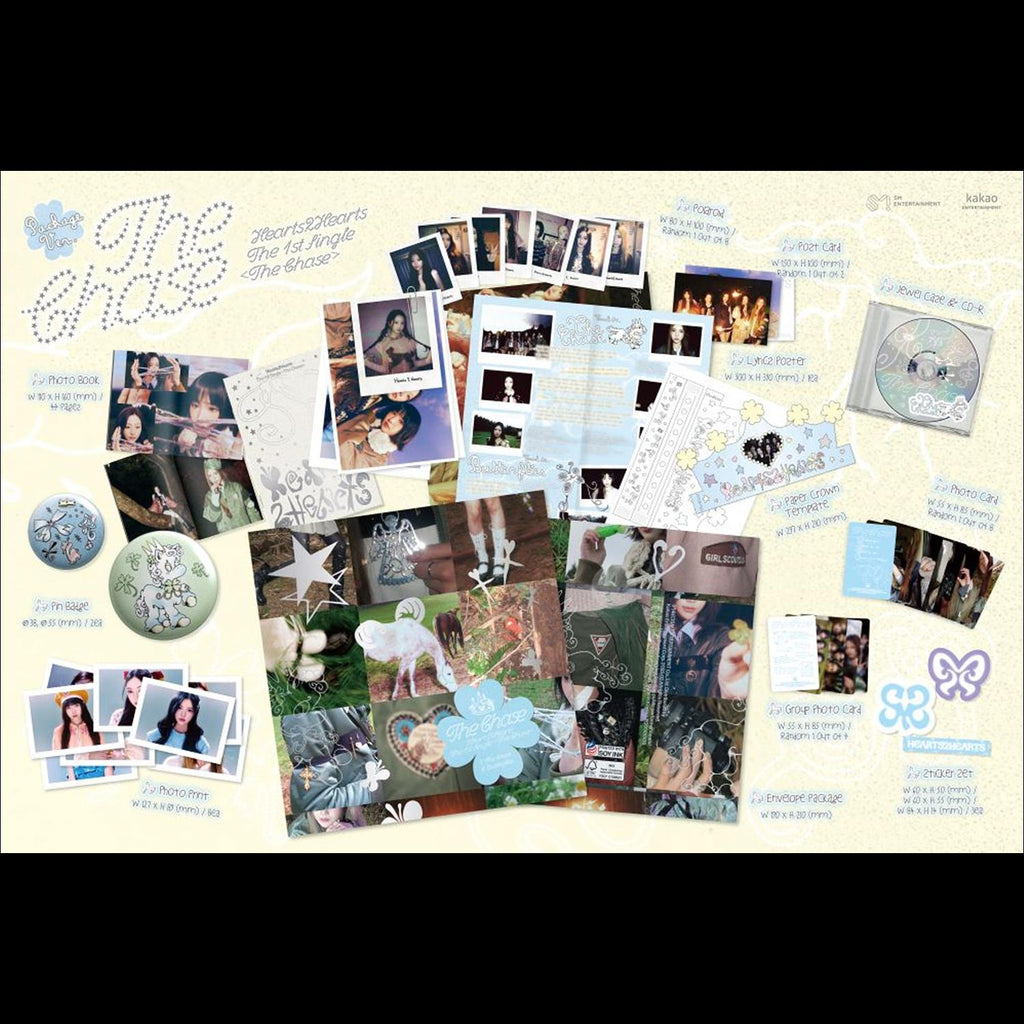 Hearts2Hearts [The Chase] Photobook Ver. / 1st Single Album