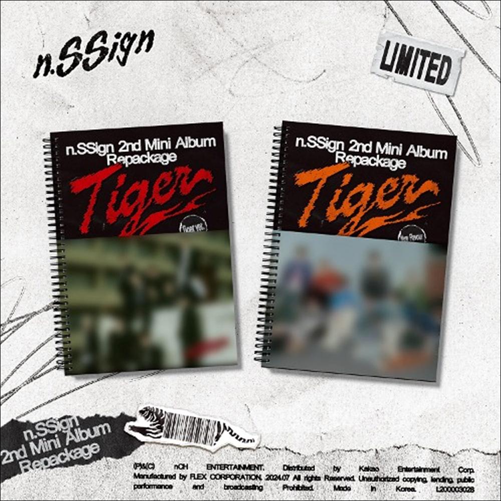 n.SSign 'Tiger' (Tiger ver. / New Flavor ver.) / 2nd Mini Album Repackage + Free Gift