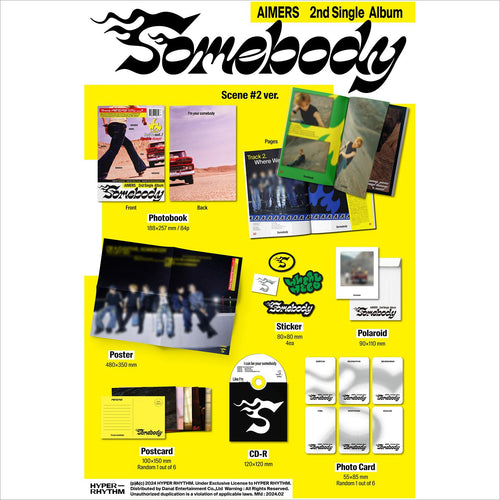 AIMERS - Somebody 2nd Single Album