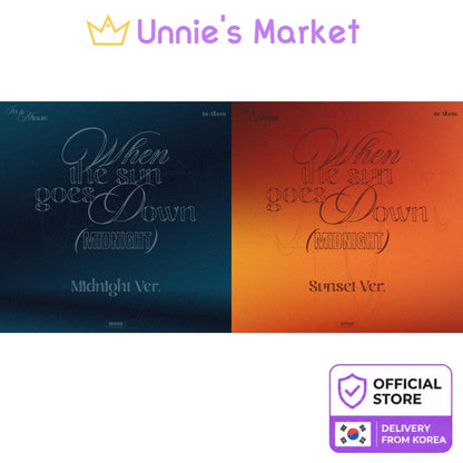 IN A MINUTE [When the sun goes down : Midnight] (Midnight Ver./Sunset Ver.) + Free Gift