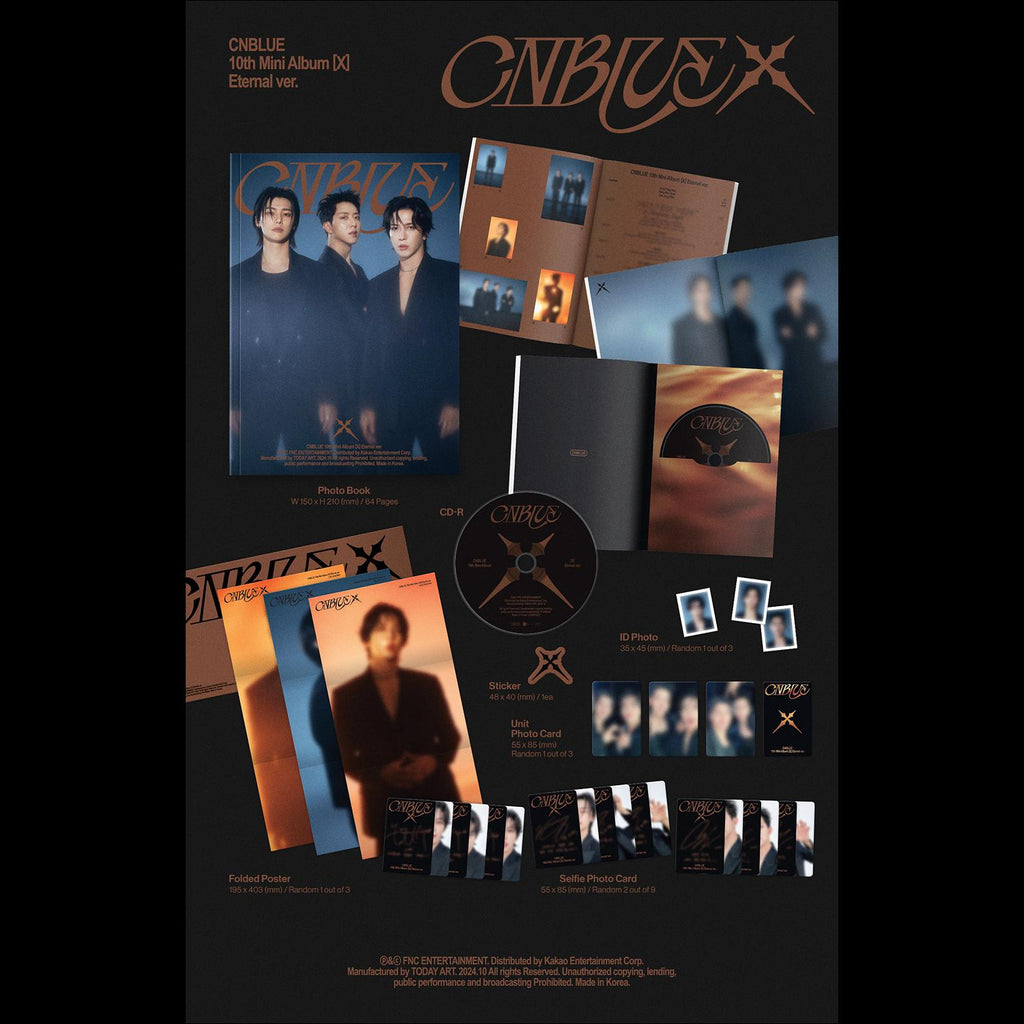 CNBLUE - X 10th Mini Album (Eternal ver. Memory ver.)