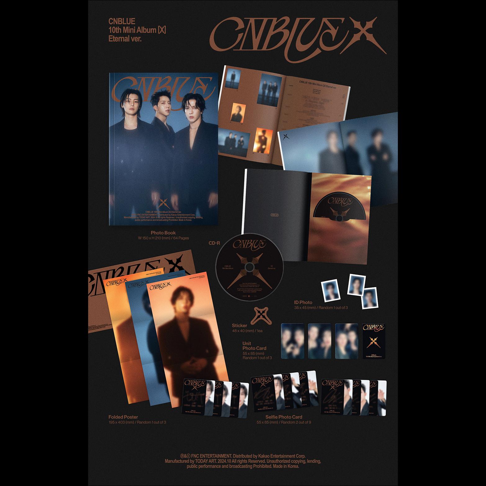 CNBLUE - X 10th Mini Album (Eternal ver. Memory ver.)