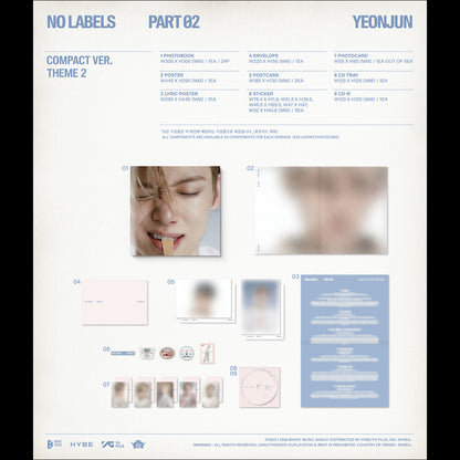 YEONJUN (TOMORROW X TOGETHER) [NO LABELS: PART 02] Compact Ver. + Free Gift