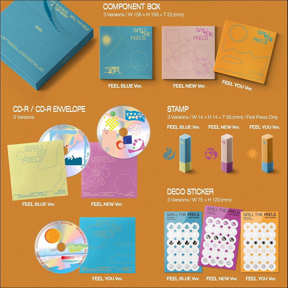 SEVENTEEN - Spill The Feels 12th Mini Album Standard Ver.