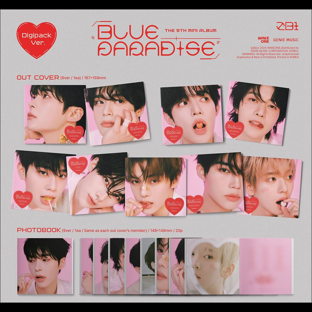 [POB] ZEROBASEONE BLUE PARADISE_Digipack Ver. / 5th Mini Album