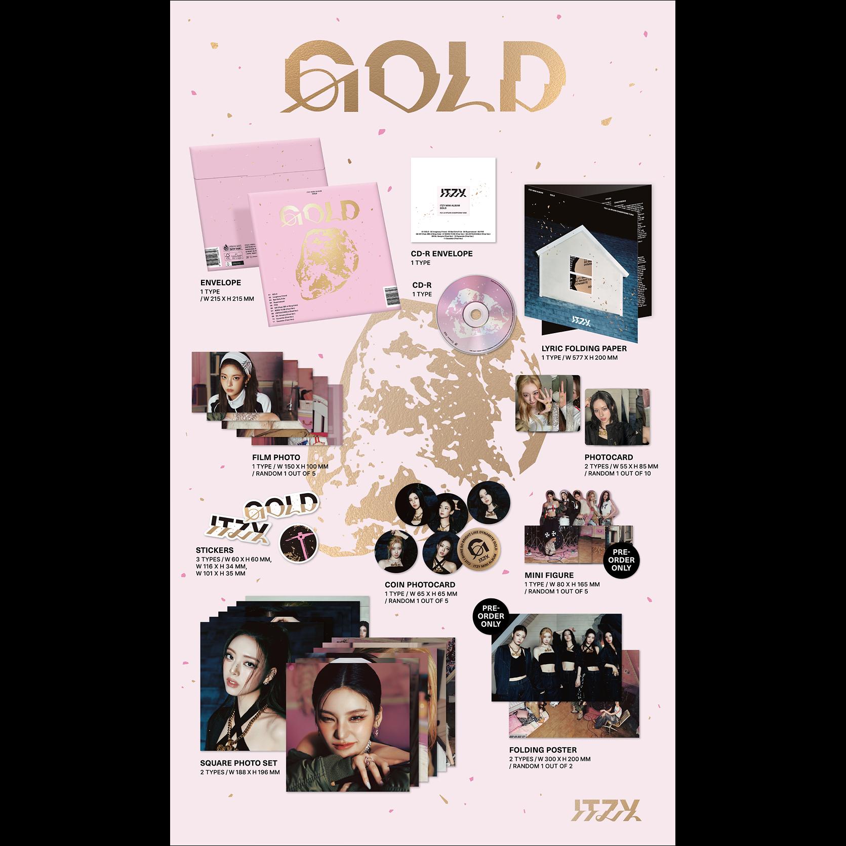 ITZY - GOLD SPECIAL EDITION (GOLD Ver. / Imaginary Friend Ver.)