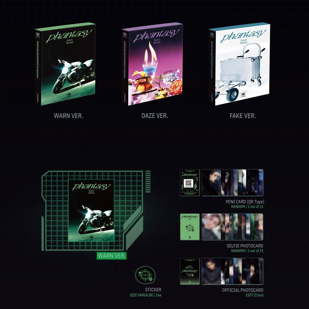 THE BOYZ [Phantasy_ Pt.2 Sixth Sense] Platform ver. (WARN Ver. / DAZE VER. / FAKE VER.)