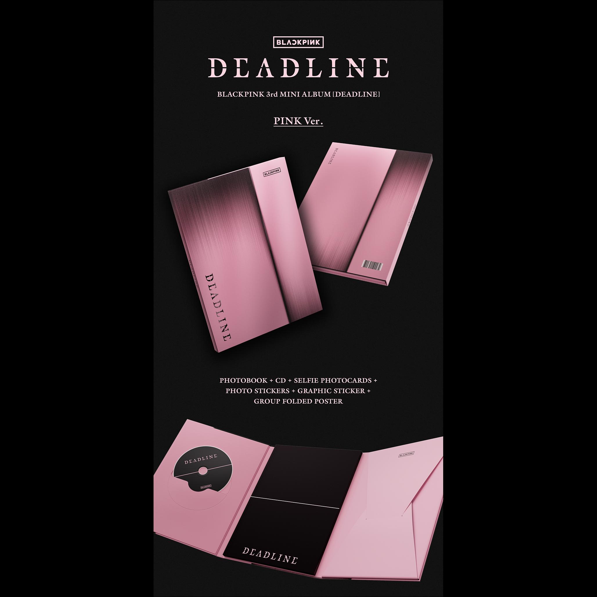 BLACKPINK [DEADLINE] BLACK Ver. / PINK Ver.  + Free Gift