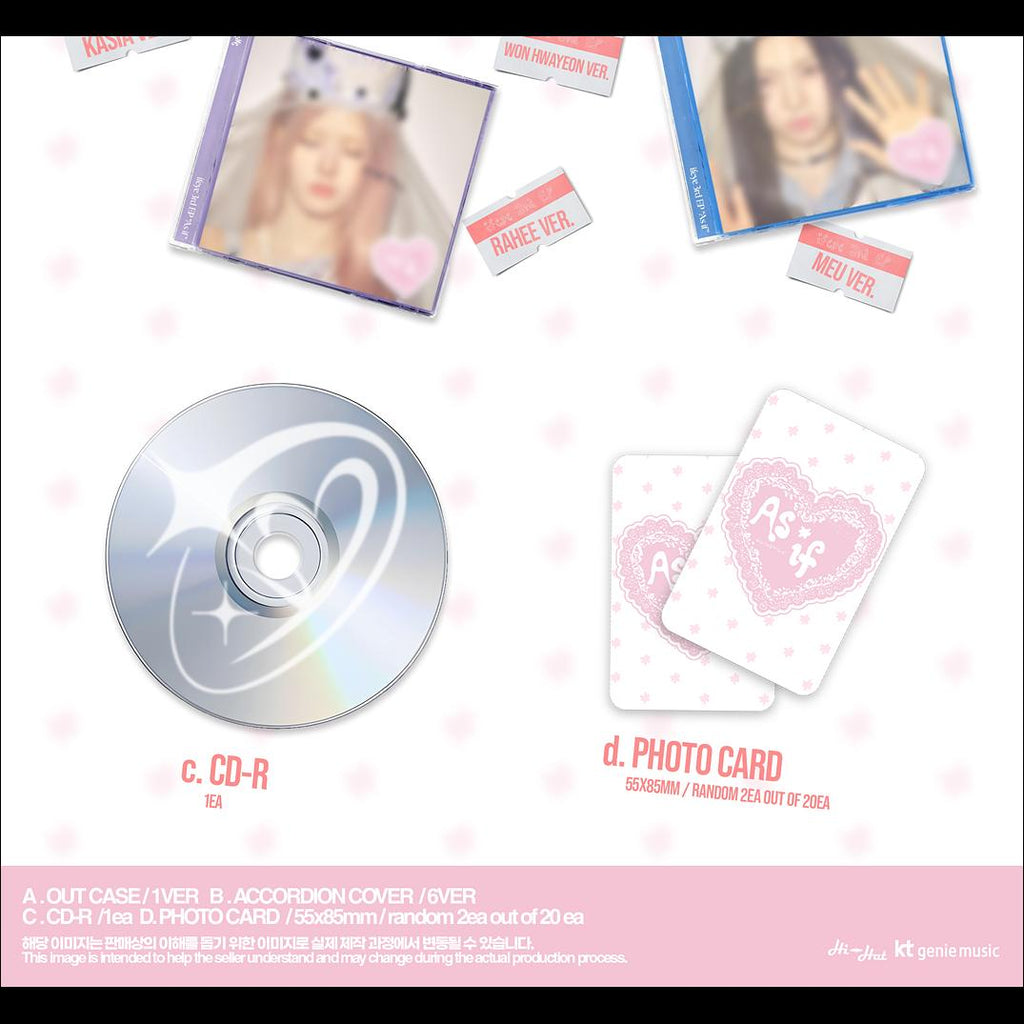 (Random/Member ver.) ifeye [As if] Jewel ver. 3rd EP Album + Free Gift