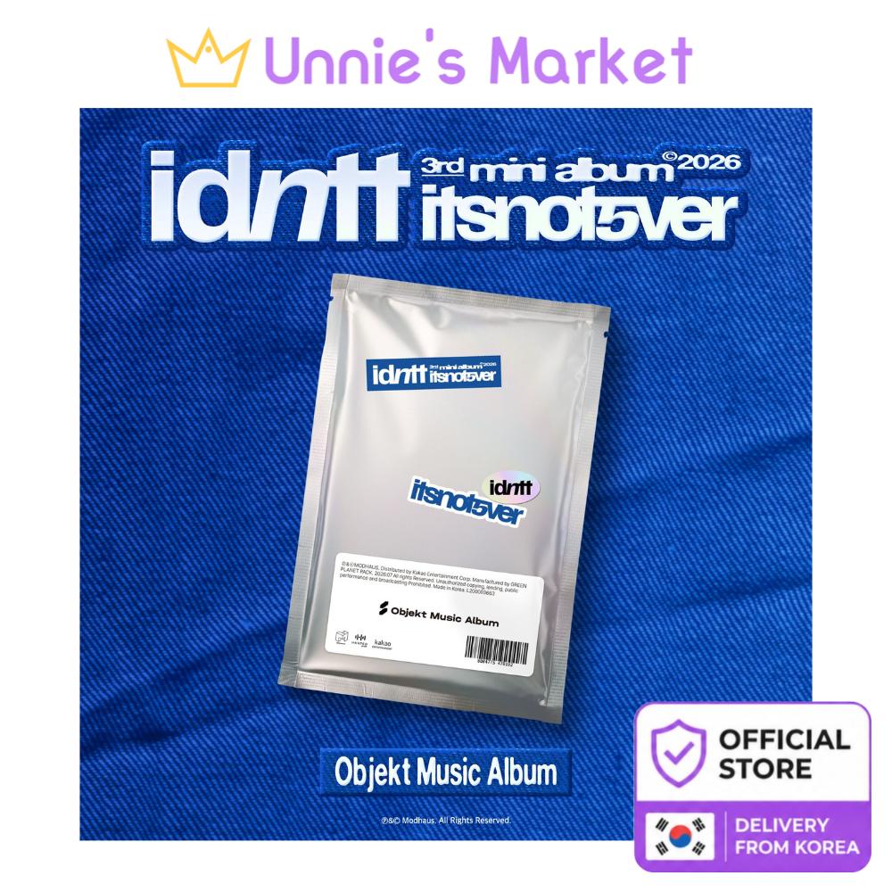 [Pre-order] idntt [itsnotover] Objekt Music ver. 3rd Mini Album + Free Gift