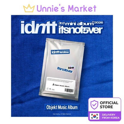 [Pre-order] idntt [itsnotover] Objekt Music ver. 3rd Mini Album + Free Gift