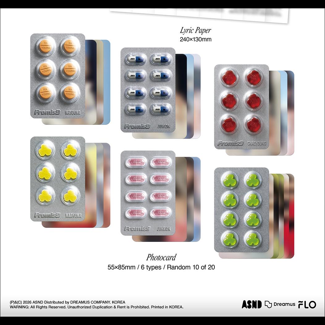 [Pre-order] fromis_9 [Glow ME] Vitamin Ver. 2nd Album + Free Gift