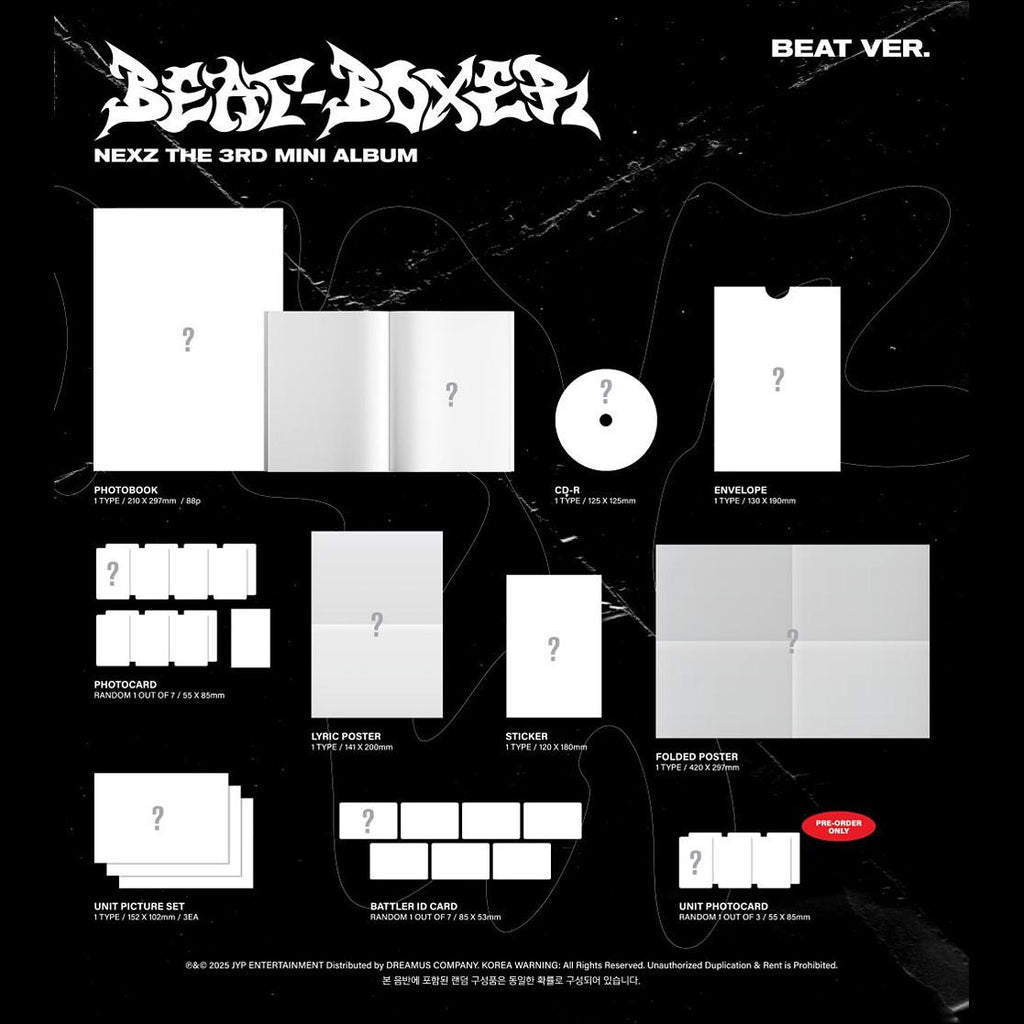 NEXZ [Beat-Boxer] The 3rd Mini Album + Free Gift