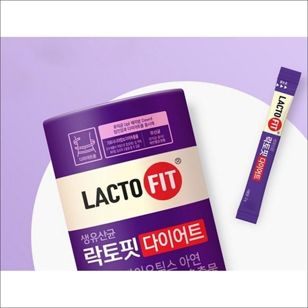 Chong Kun Dang LACTO FIT DIET 60 pcs, 120g / Probiotics, Zinc, Garcinia Cambogia Extract