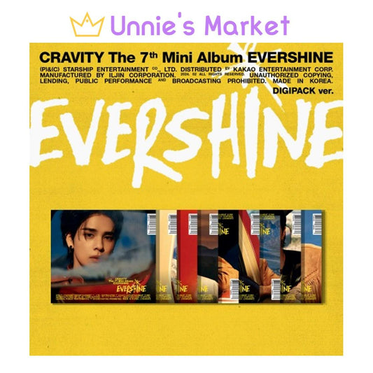 [NO POB] CRAVITY [EVERSHINE] DIGIPACK ver. Album