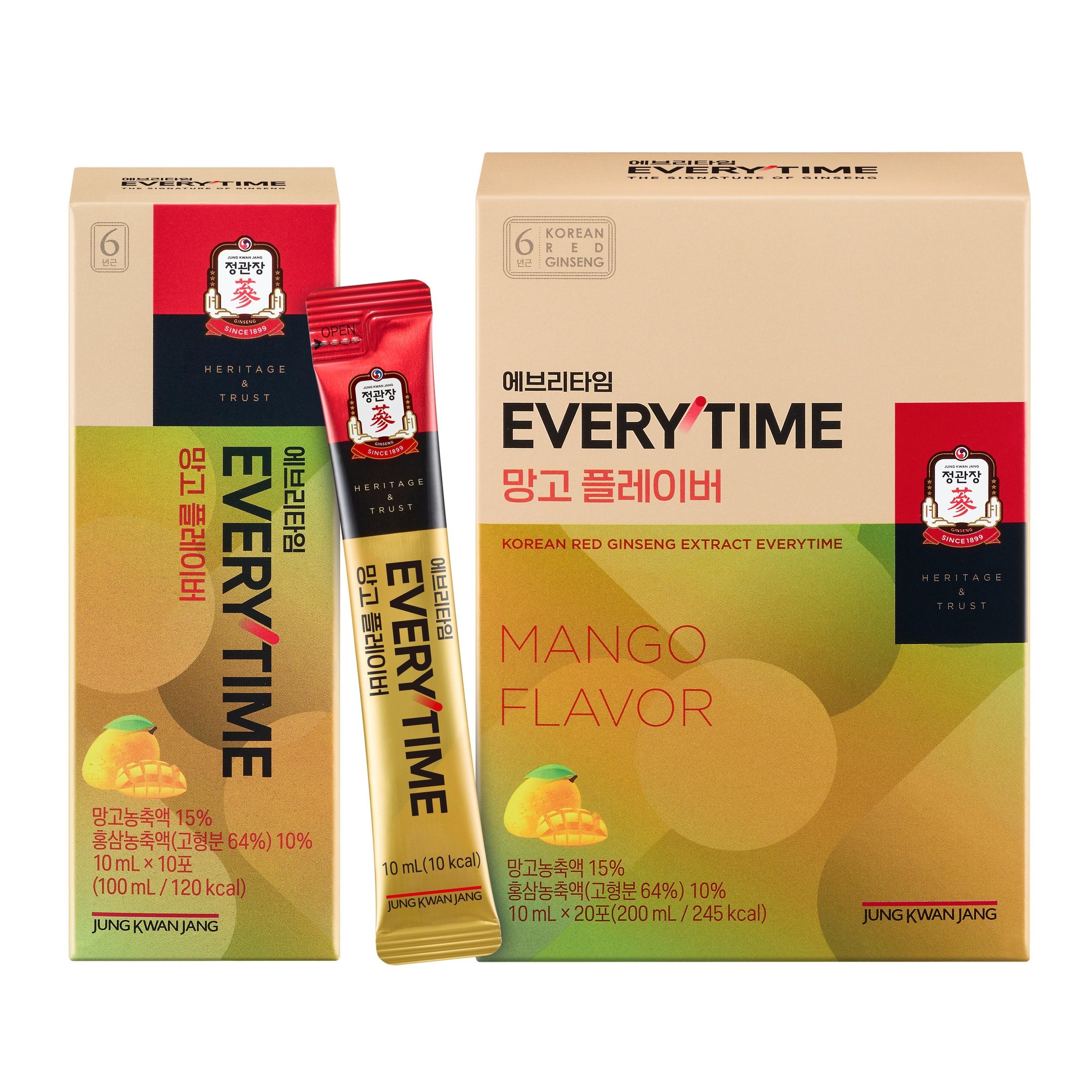 CheongKwanJang Everytime Mango Flavor (10ml x 20 sticks) – 20 Days Supply