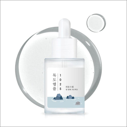 [Round Lab] 1025 Dokdo Ampoule 45g - Deep Sea Water Minerals, Intensive Hydration, Soothing & Barrier Care, K-Beauty