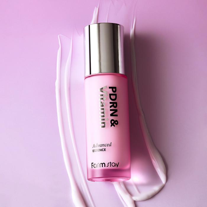 [Farmstay] PDRN & Vitamin Advanced Essence (50ml) | Rejuvenating & Nourishing Facial Treatment, K-Beauty