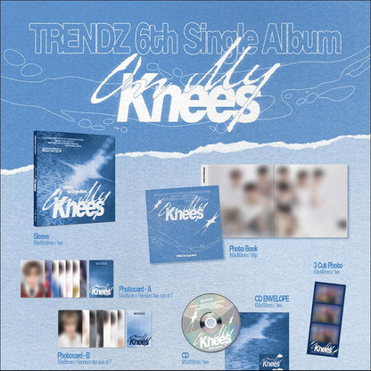 TRENDZ 6th Single Album [On My Knees]  + Free Gift