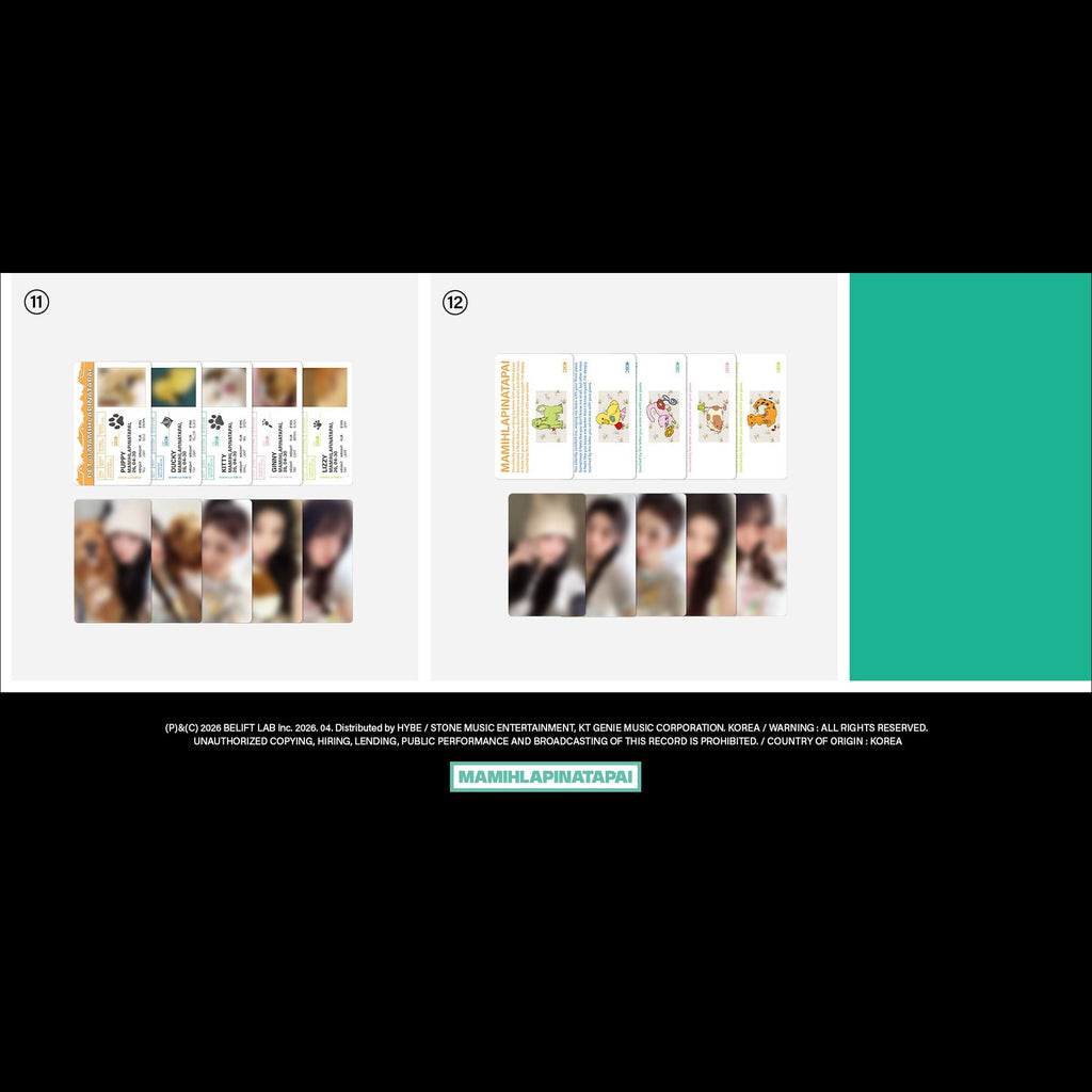 ILLIT [MAMIHLAPINATAPAI] PAW PAW ver. + Free Gift