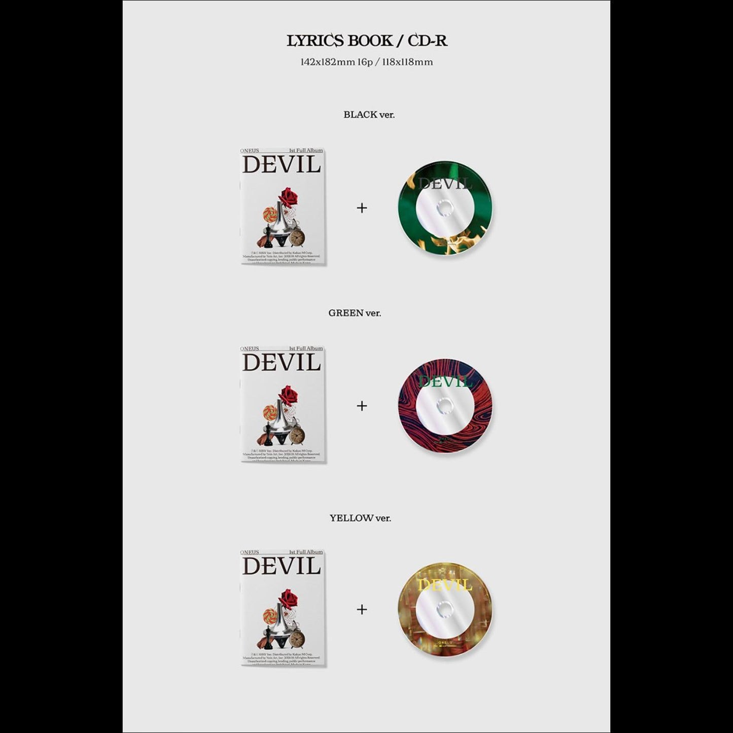 ONEUS [DEVIL] Album