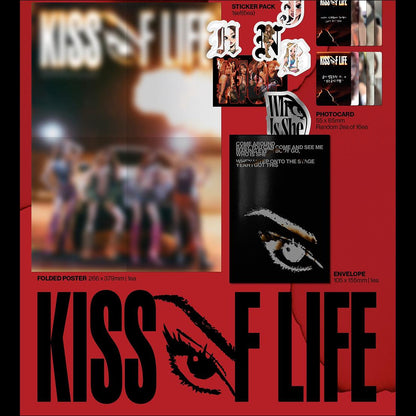KISS OF LIFE [Who is she] 2nd Single Album (Awe Ver.) + Free Gift