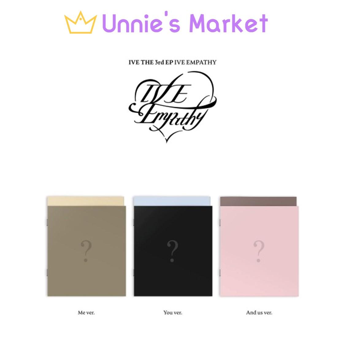 IVE - IVE EMPATHY 3rd EP Album (Me ver.  You ver.  And us ver.)