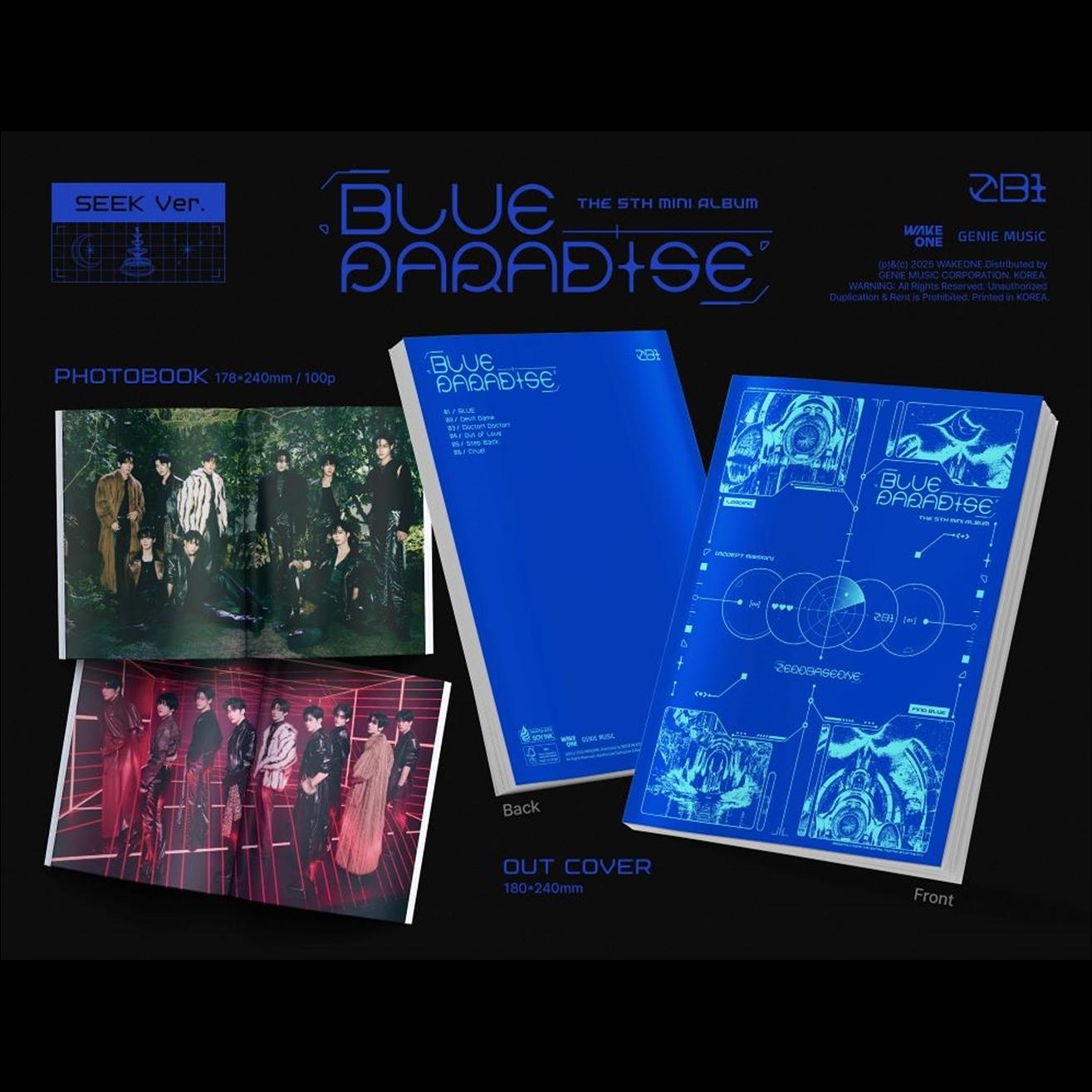 ZEROBASEONE BLUE PARADISE_Photobook Ver. / 5th Mini Album