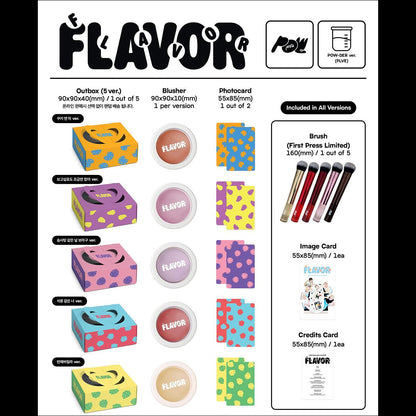 [Pre-order] POW Single Album [FLAVOR] POW-DER Ver. + Free Gift
