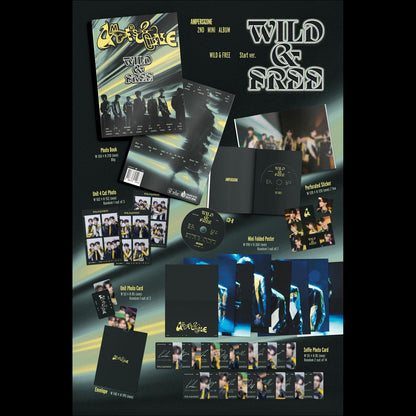 AMPERS&ONE [WILD & FREE] Start ver. / 2nd Mini Album