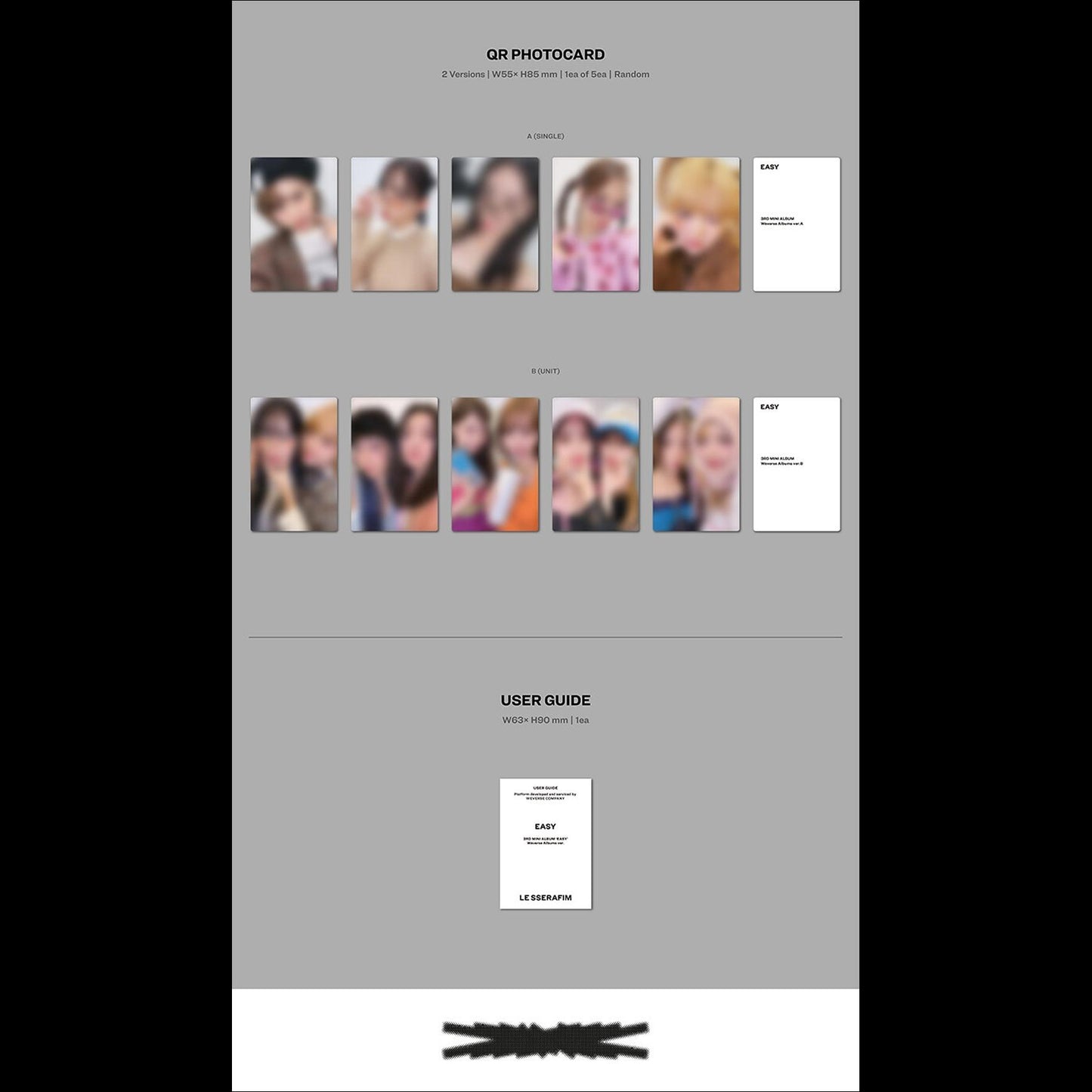 LE SSERAFIM [EASY] Weverse Albums ver.