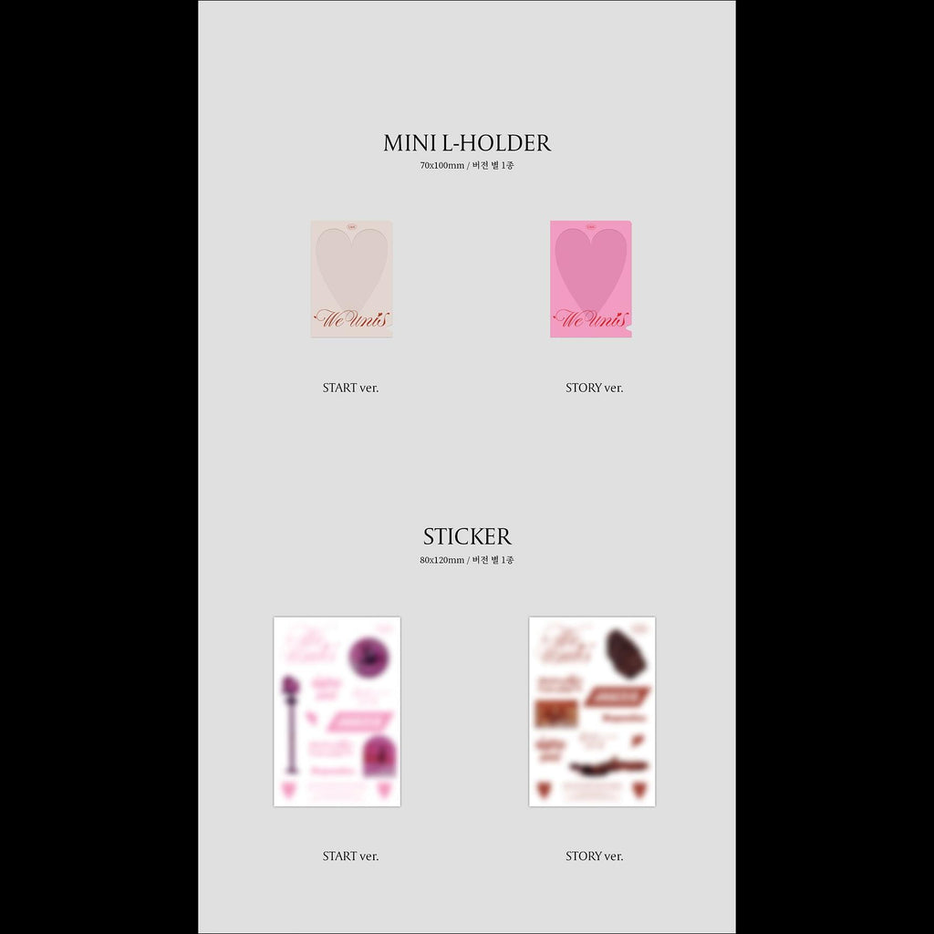 UNIS 'WE UNIS' The 1st Mini Album(START ver.STORY ver.)