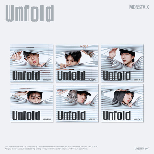 MONSTA X [Unfold] (DIGIPACK ver.) + Free Gift