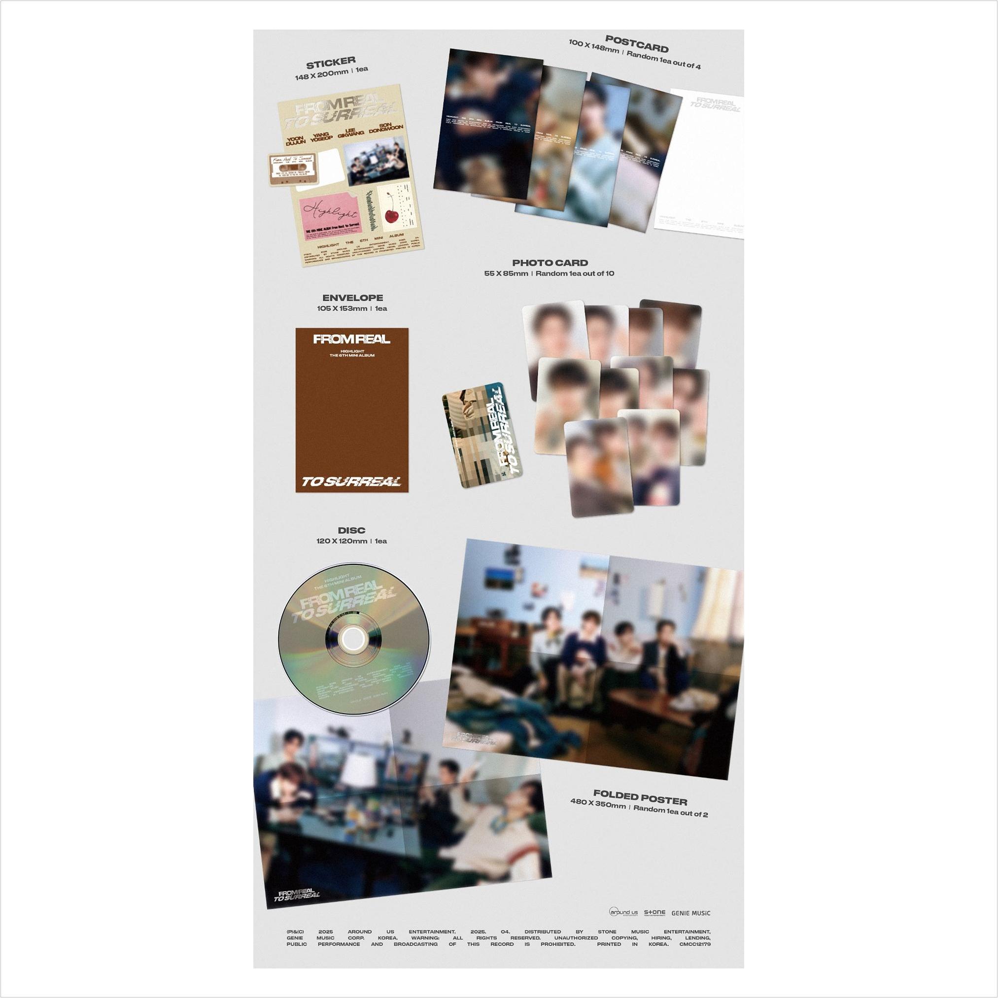 Hightlight - From Real to Surreal Photobook Ver. Album