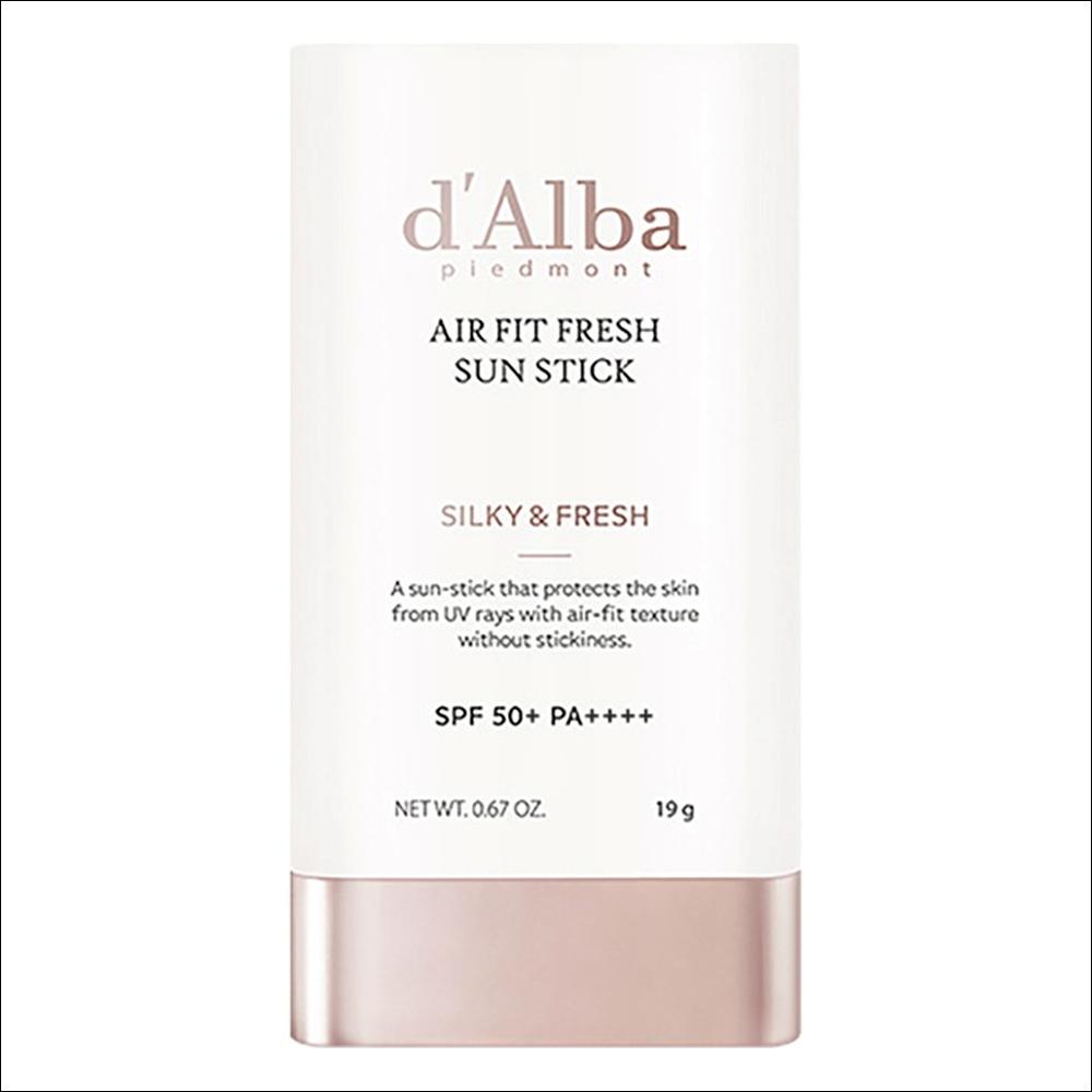 [d'Alba] Air Fit Fresh Sun Stick 19g - SPF50+ PA++++, White Truffle Antioxidant Sunscreen, Non-Sticky Airy Finish, K-Beauty Portable Sun Care