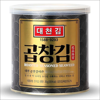 DAECHEON Grilled Beef Tripe Gim (Korean Seaweed)