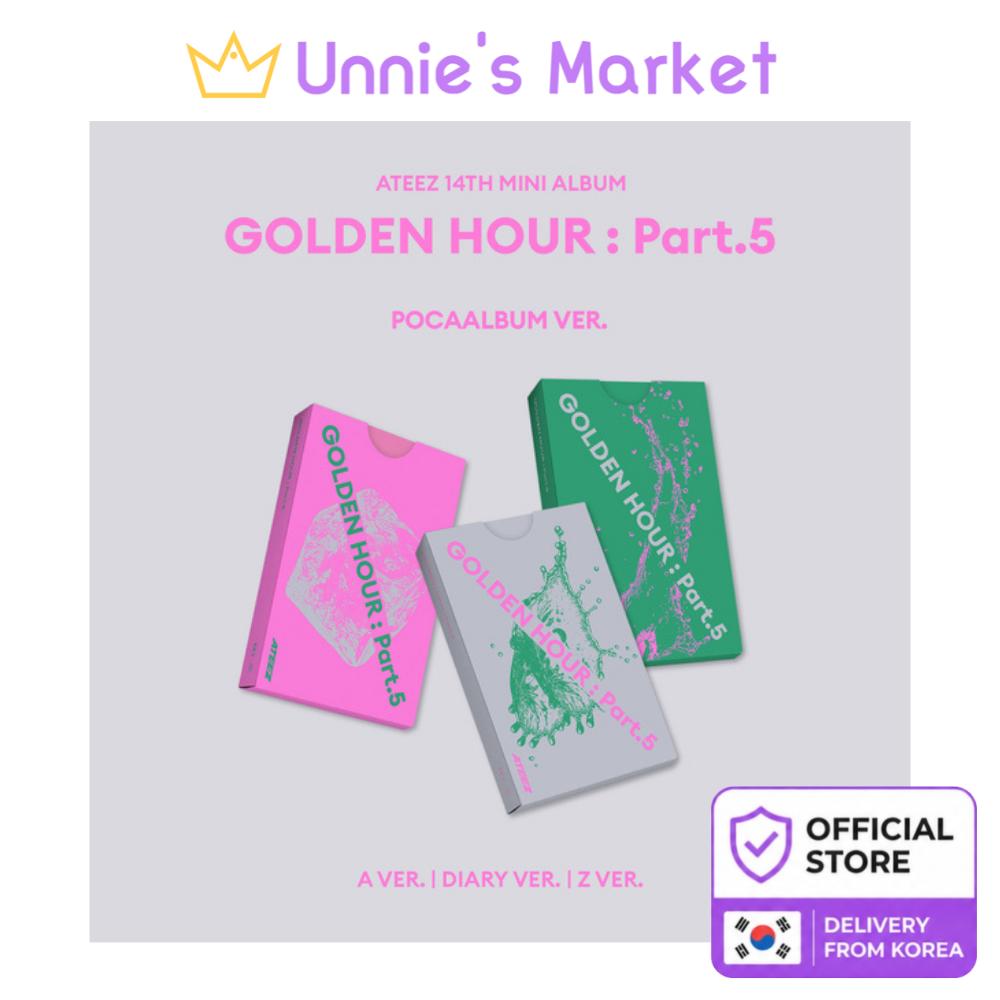 [Pre-order] ATEEZ [GOLDEN HOUR : Part.5] POCA Album ver. 14th Mini Album + Free Gift