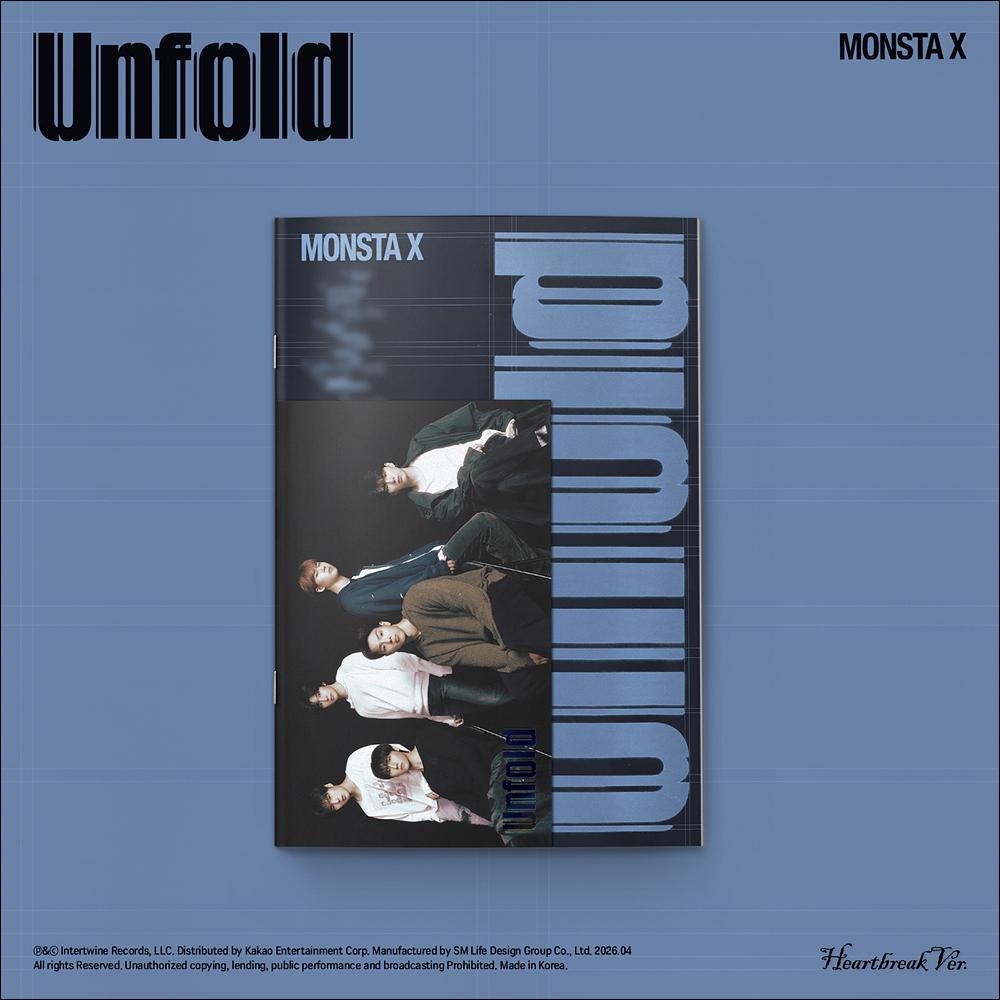 MONSTA X [Unfold] (Heartbreak Ver. / Thirst Ver. / Heal Ver. / Alive Ver.) + Free Gift